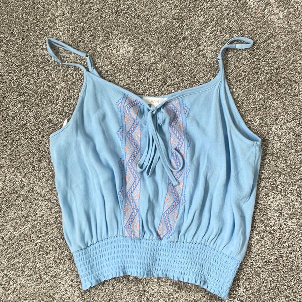 Baby Blue Crop Top